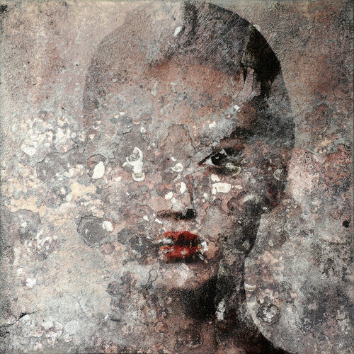 Concrete pink di Karin Vermeer, Pittura in vendita su Singulart