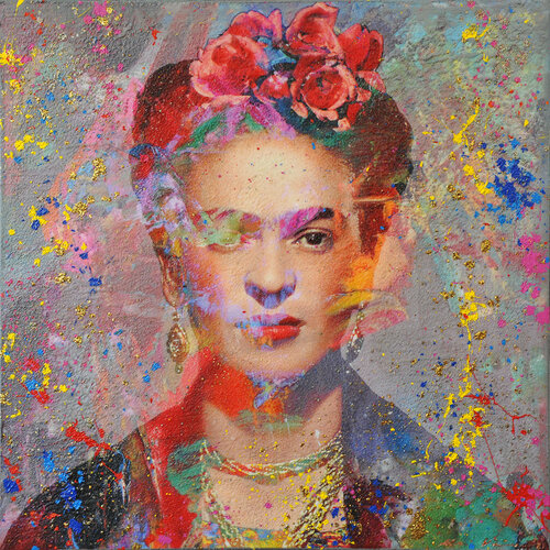 Frida Kahlo di Karin Vermeer, Pittura in vendita su Singulart