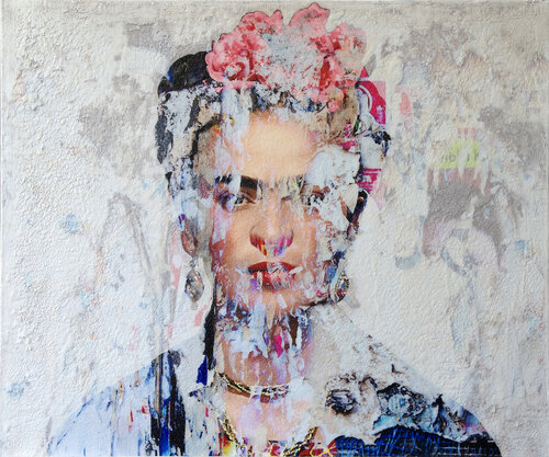Frida Kahlo van Karin Vermeer, Schilderij te koop op Singulart