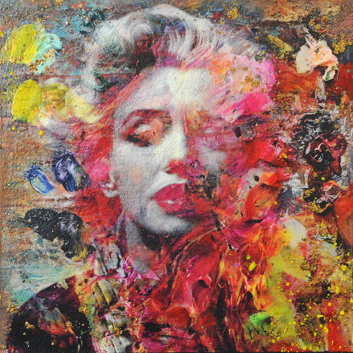 Marilyn Monroe van Karin Vermeer, Schilderij te koop op Singulart