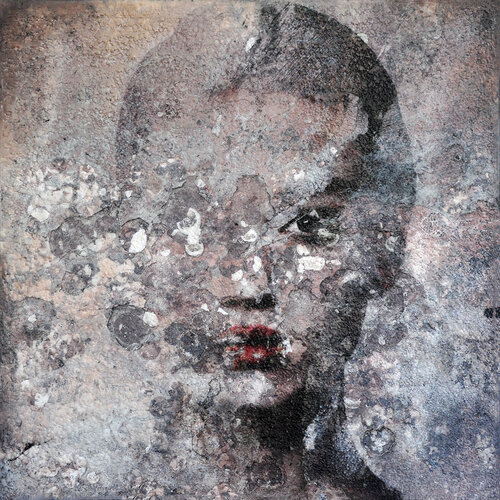 Concrete Pink di Karin Vermeer, Pittura in vendita su Singulart