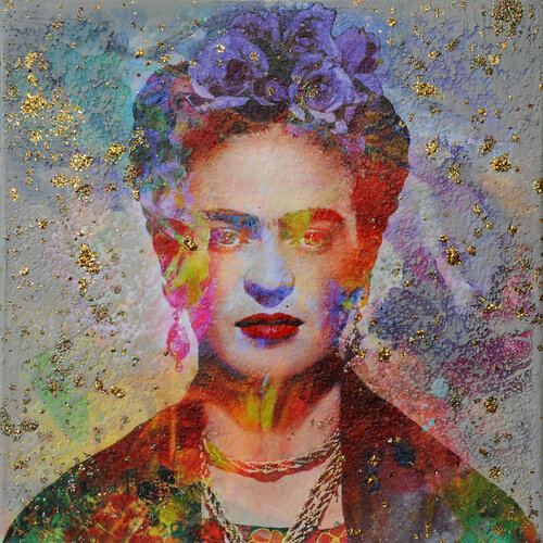 Frida Kahlo van Karin Vermeer, Schilderij te koop op Singulart
