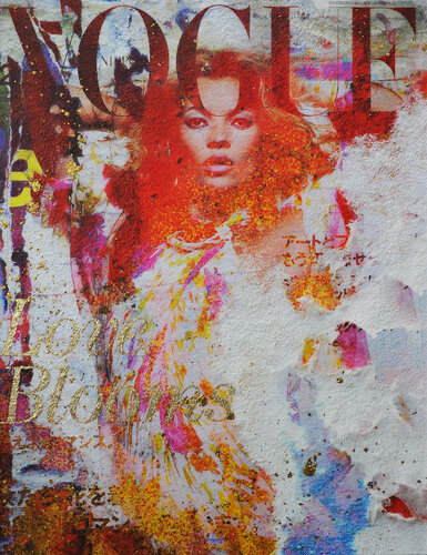 Kate Moss Vogue di Karin Vermeer, Pittura in vendita su Singulart