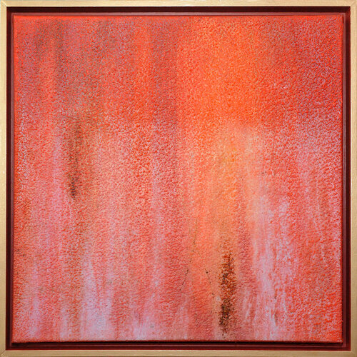 pink and orange rust par Karin Vermeer, Peinture en vente sur Singulart