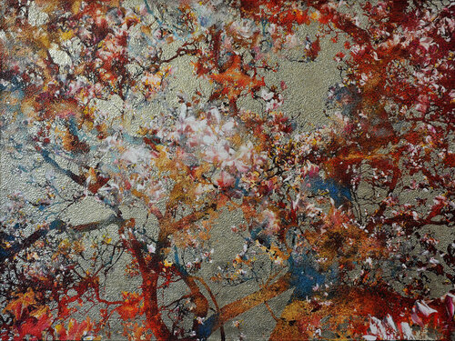 Blurred Magnolia par Karin Vermeer, Peinture en vente sur Singulart