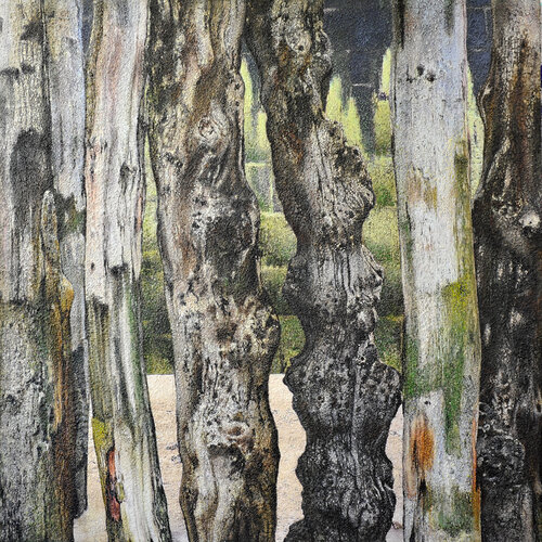 la plage, Saint-Malou. Artwork van Karin Vermeer, Schilderij te koop op Singulart