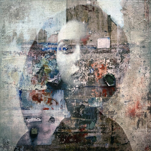 blue line van Karin Vermeer, Schilderij te koop op Singulart