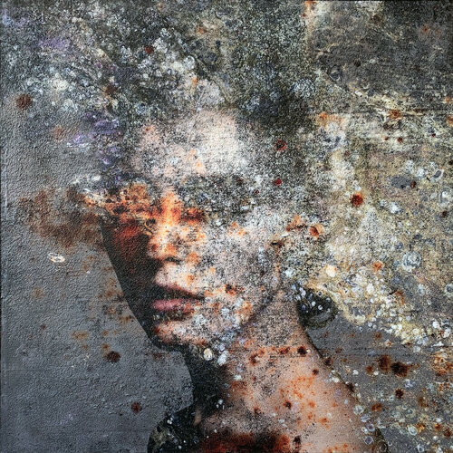 Mandarine van Karin Vermeer, Schilderij te koop op Singulart