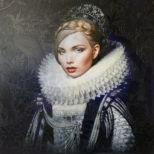 Prinses Yolande (Van Ravesteyn) van Karin Vermeer, Schilderij te koop op Singulart