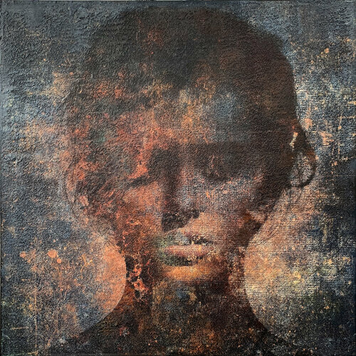 Tigereye 2th di Karin Vermeer, Pittura in vendita su Singulart