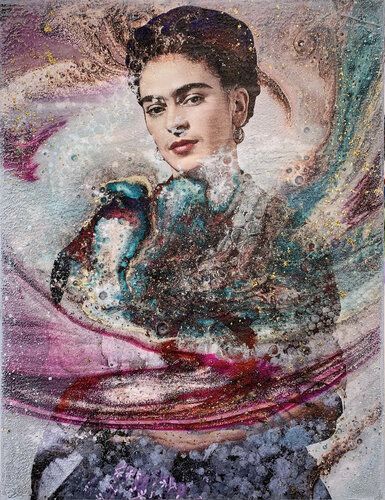 Frida Kahlo di Karin Vermeer, Pittura in vendita su Singulart