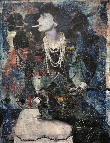 Coco Chanel di Karin Vermeer, Pittura in vendita su Singulart