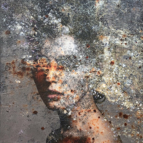 Mandarine di Karin Vermeer, Pittura in vendita su Singulart