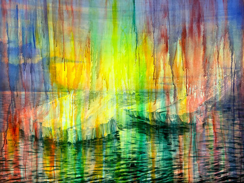 Northern Lights von Matteo Neivert, Malerei kaufen auf Singulart