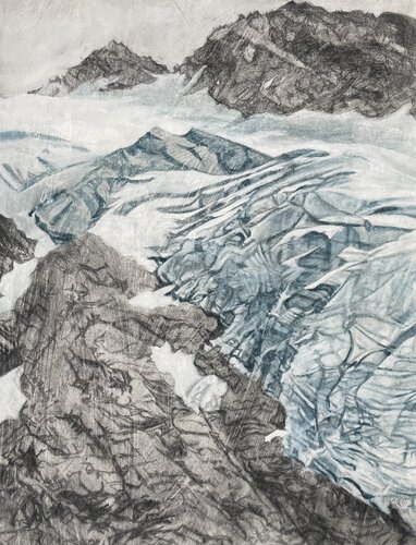 A Moment in Time of this Frozen River von Jessie Pitt, Malerei kaufen auf Singulart