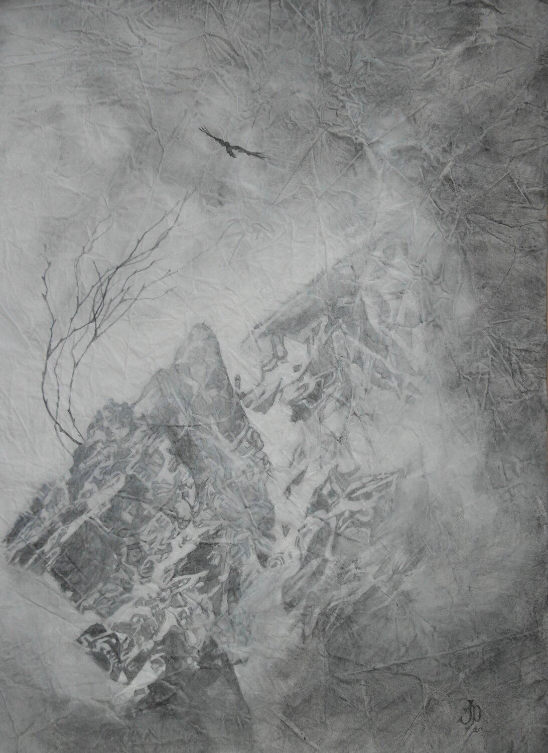 I am the silence within the deepest silence, yet I breathe Jessie Pitt Originalgemälde zu verkaufen