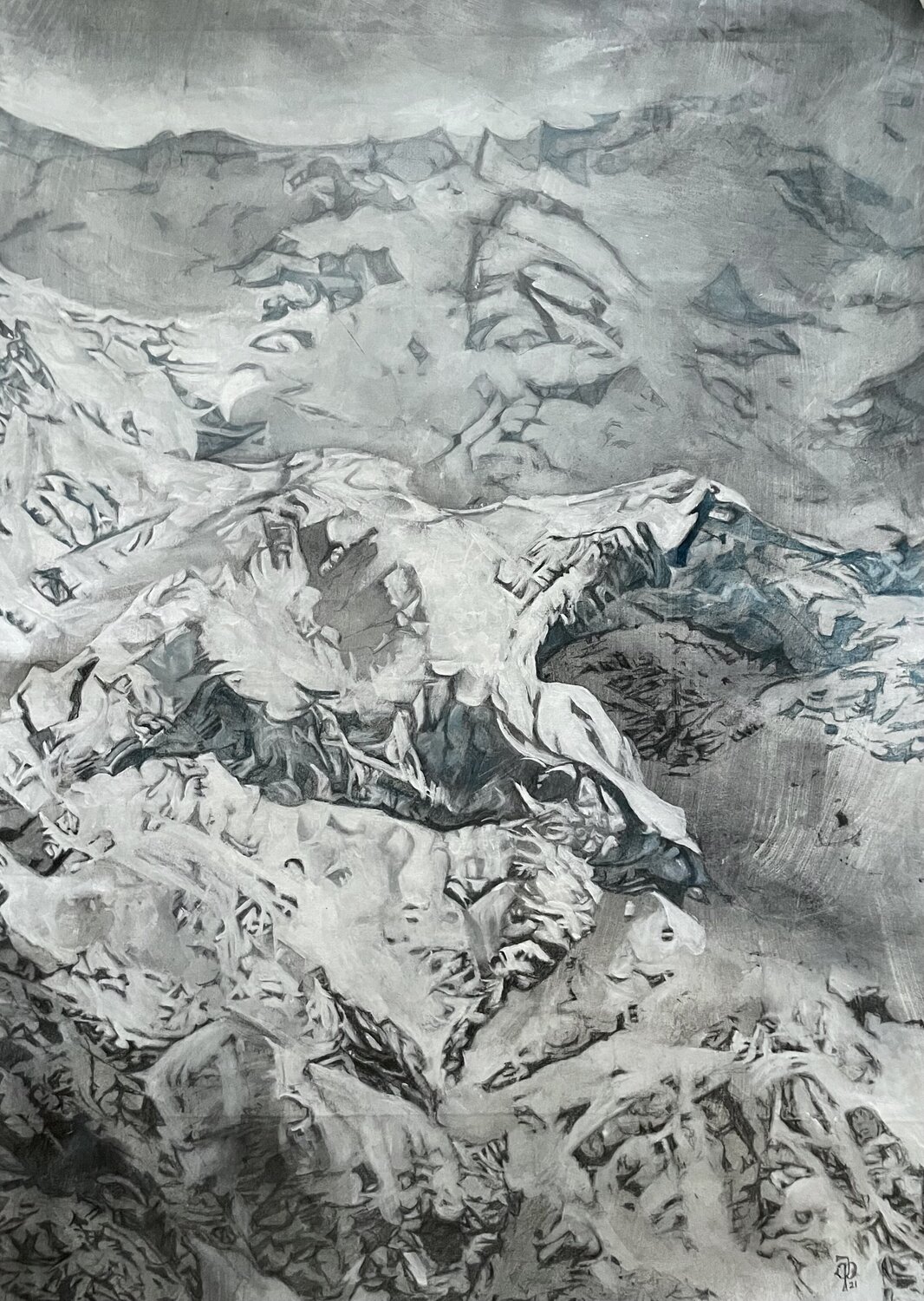 Glacier, Earth Memory Jessie Pitt