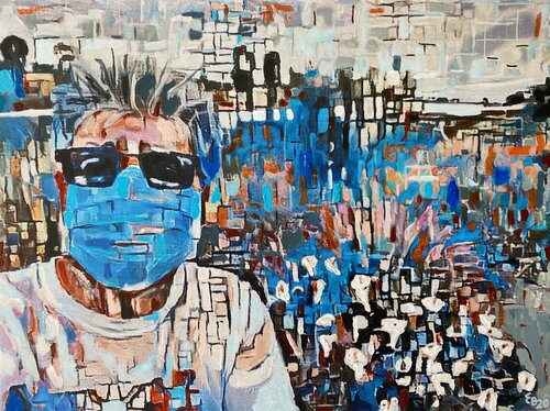 Datura Road van Ezra Bejar, Schilderij te koop op Singulart
