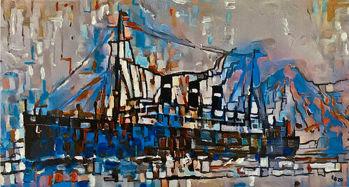 The Ocean Liner van Ezra Bejar, Digitaal te koop op Singulart