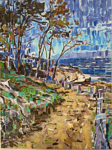 Coast Trail di Ezra Bejar, Pittura in vendita su Singulart