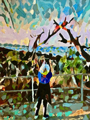 Photographer par Ezra Bejar, Peinture en vente sur Singulart