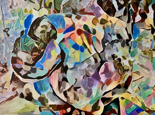 Mayan Woman par Ezra Bejar, Peinture en vente sur Singulart