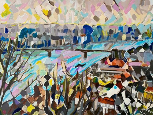 Danube by Ezra Bejar, Painting for Sale on Singulart