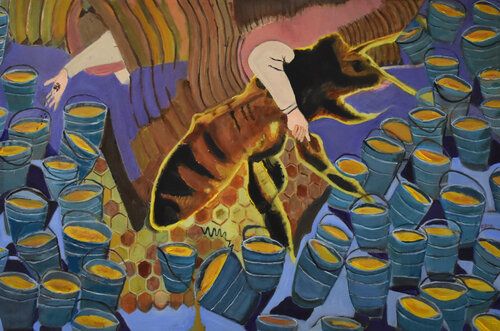 Hints about Balche von Ezra Bejar, Malerei kaufen auf Singulart