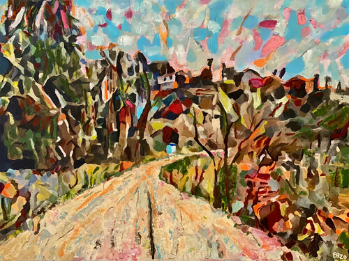 Country Road by Ezra Bejar, Painting for Sale on Singulart