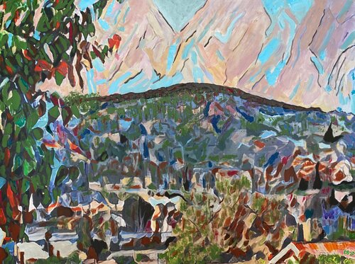 A View from Home di Ezra Bejar, Pittura in vendita su Singulart