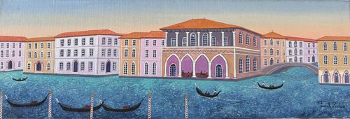 Venice market de Fanch Ledan, Pintura a la venta en Singulart
