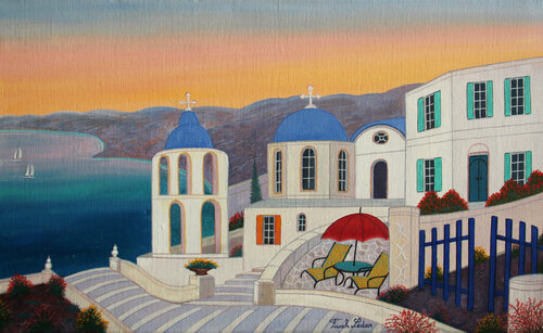 Stairways to the Med di Fanch Ledan, Pittura in vendita su Singulart