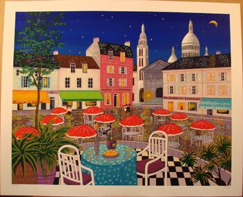 French Ledan  ファンシュ　ルダン　リトグラフ Yahoo!オークション - 【絵画】ファンシュ・ルダン Fanch Ledan