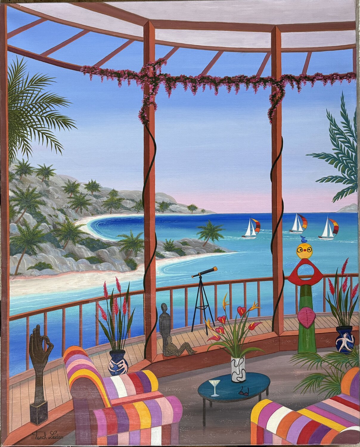 salon in the morning Fanch Ledan