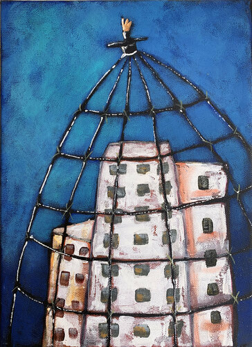 Free City di CFey, Pittura in vendita su Singulart