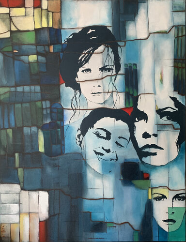 Le monde des Femmes di CFey, Pittura in vendita su Singulart