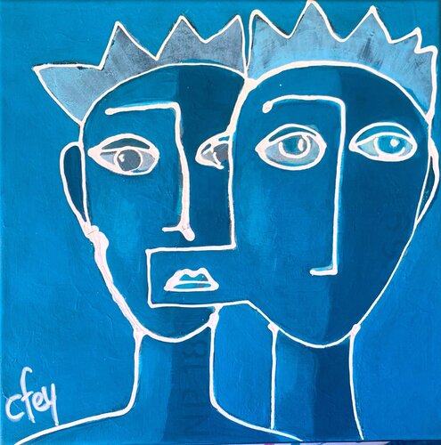 Ma Parole contre la tienne von CFey, Malerei kaufen auf Singulart