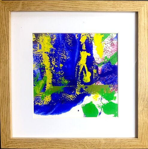 ref 103 Jardin tropical by CFey, Painting for Sale on Singulart