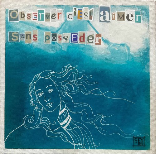 Observer c'est Aimer sans posseder LA-03 di CFey, Pittura in vendita su Singulart