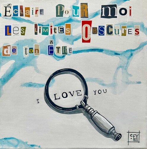 Eclaire pour moi les limites obscures de ton être . LA-02 von CFey, Malerei kaufen auf Singulart