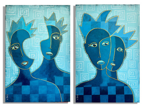 Toi+Moi by CFey, Painting for Sale on Singulart