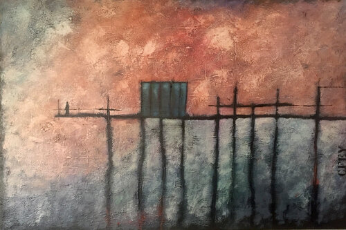 L'aube du Jour d'Avant van CFey, Schilderij te koop op Singulart