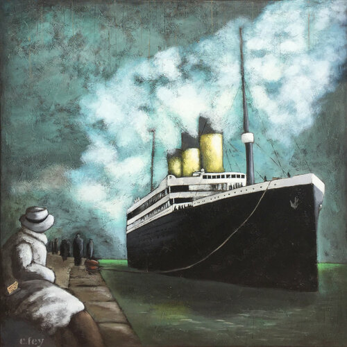 Floating Mind di CFey, Pittura in vendita su Singulart