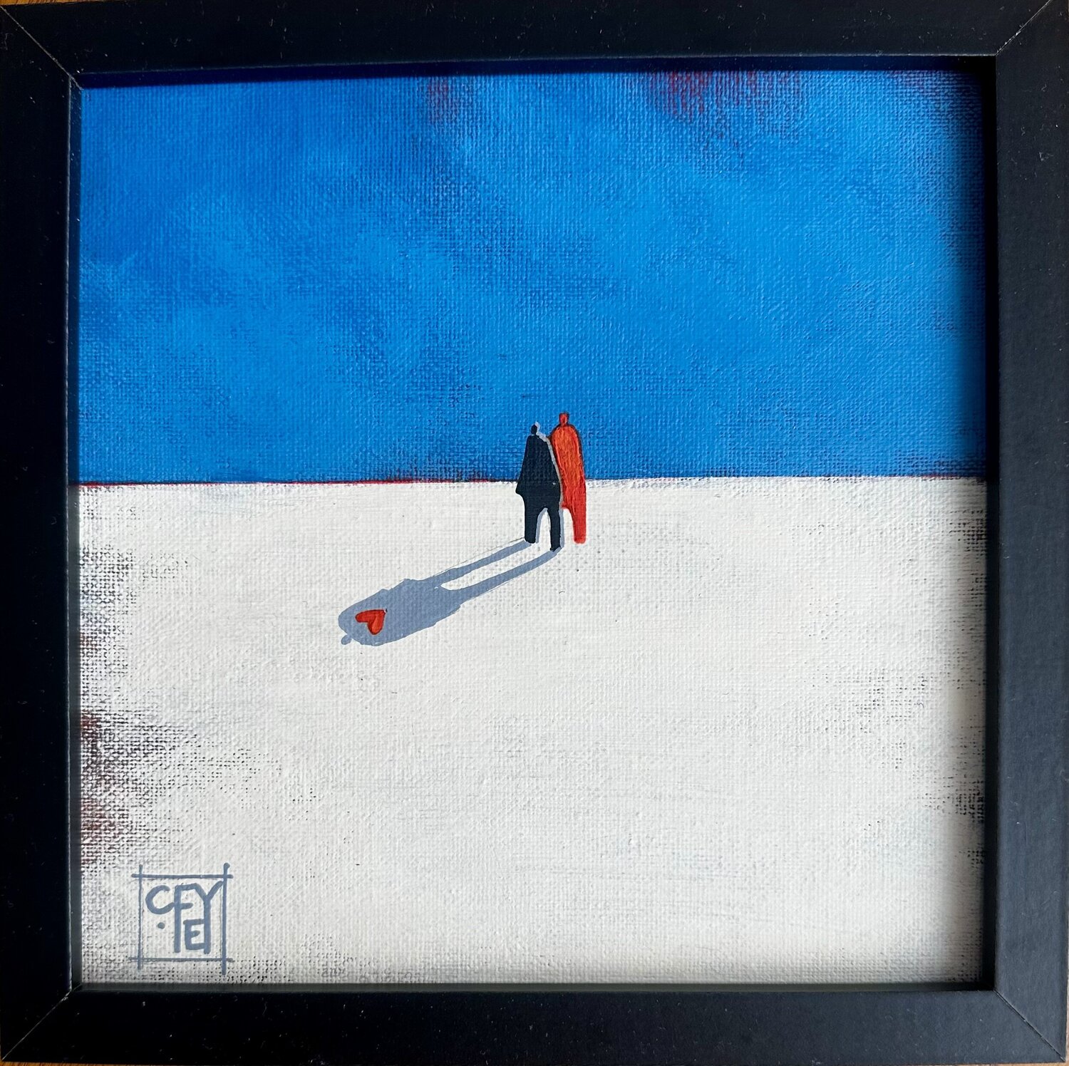 SO 20-07 même absent je t'aimerais CFey Pintura original en venta