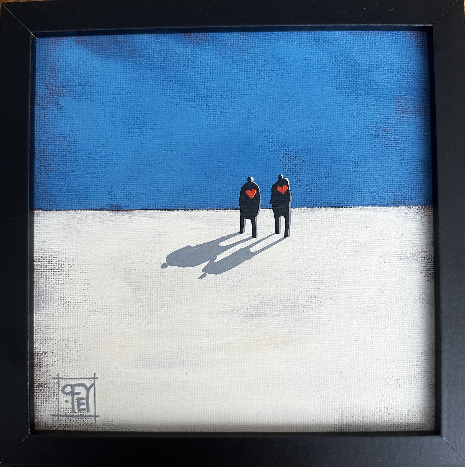 SO 20-09 Le coeur parle en silence CFey Pintura original en venta