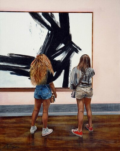 On the MFAH di Rodrigo Aguilera, Pittura in vendita su Singulart