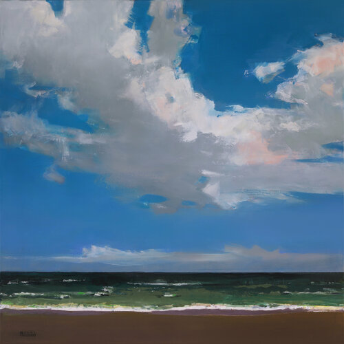 Windy and Cloudy van Bo Kravchenko, Schilderij te koop op Singulart