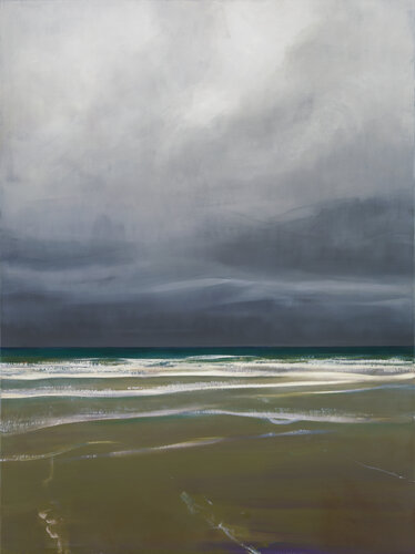 Cloudy grey sky van Bo Kravchenko, Schilderij te koop op Singulart