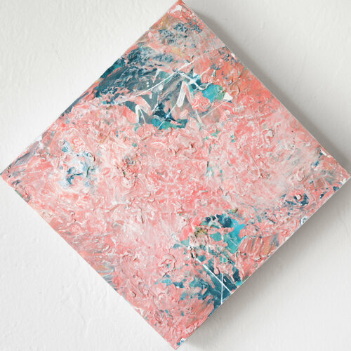 Diamond Art Puzzle 2 20x20x5 cm Pink di Bo Kravchenko, Pittura in vendita su Singulart