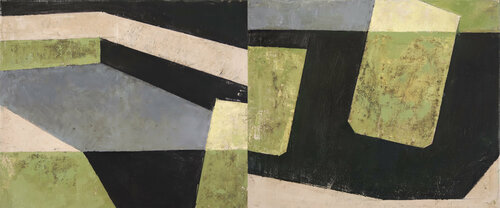 Abstract Diptych 2 von Bo Kravchenko, Malerei kaufen auf Singulart